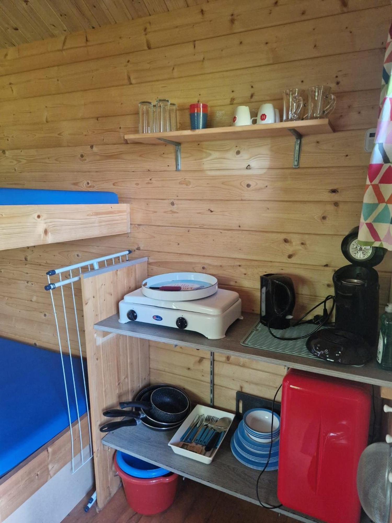Camping Alkenhaer Appelscha Blokhut Basic المظهر الخارجي الصورة